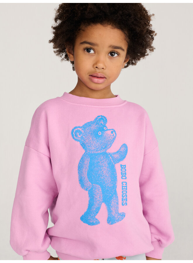 Bobo Choses - Softpaw monster sweatshirt - Pink