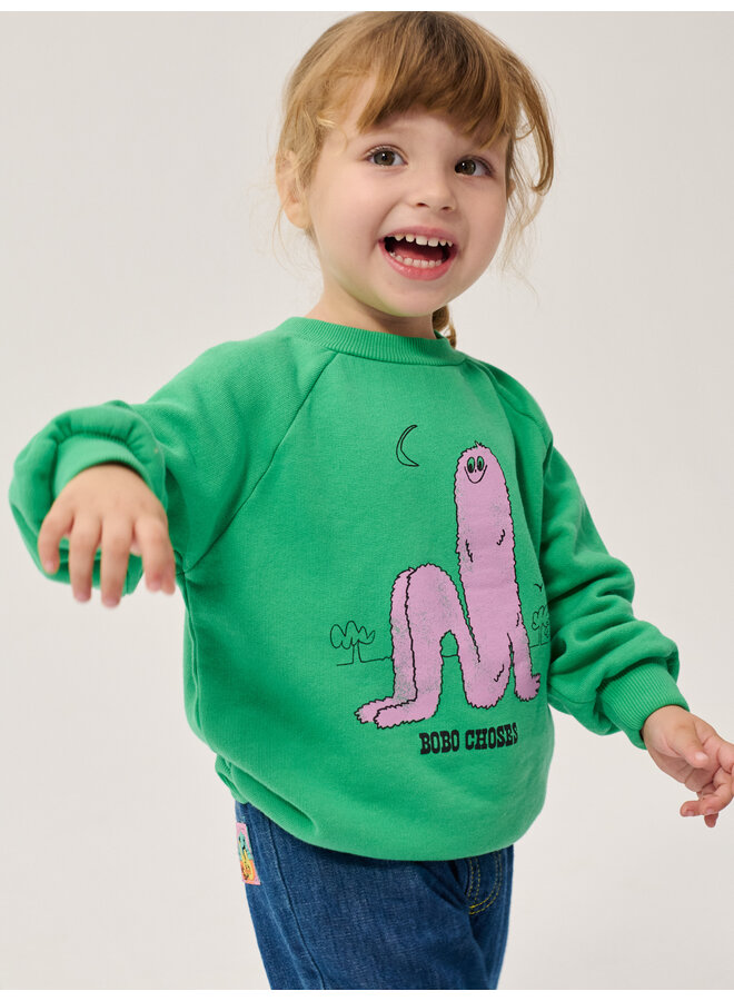 Bobo Choses - Long pinky puff sweatshirt - Green