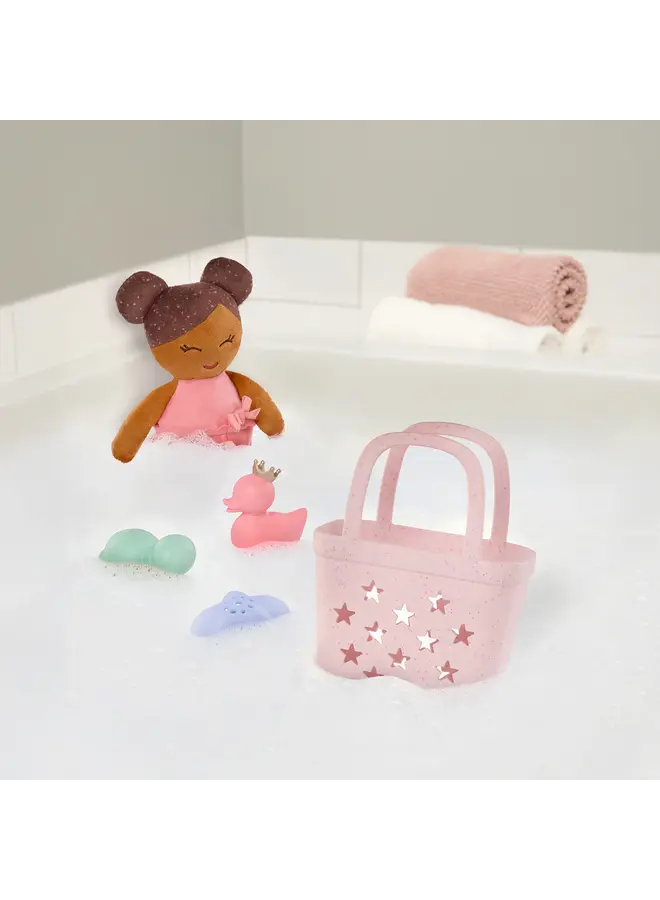 LullaBaby - Bath doll w/ accessories in a basket - Playset
