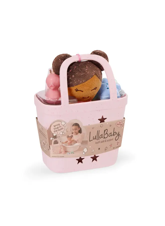 LullaBaby - Bath doll w/ accessories in a basket - Playset