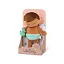 LullaBaby - Plush boy brown hair bath doll & accessory