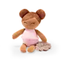 LullaBaby - Small plush bath brown hair girl doll