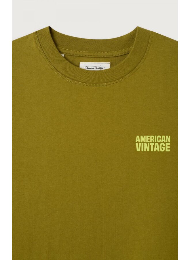 American Vintage - Gixy t-shirt ML - Bambou