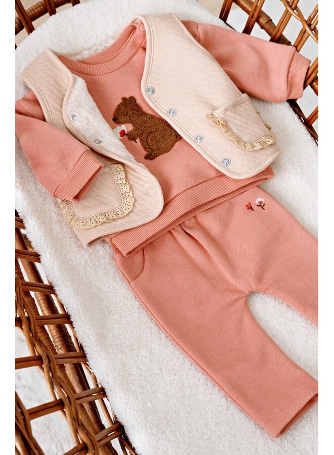 Feetje - Broek - Forest garden - Roze