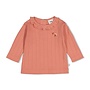 Feetje - Longsleeve pointelle rib - Forest garden - Roze