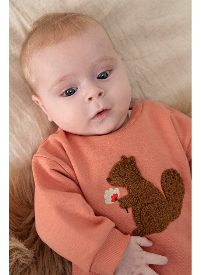 Feetje - Sweater oversized - Forest garden - Roze
