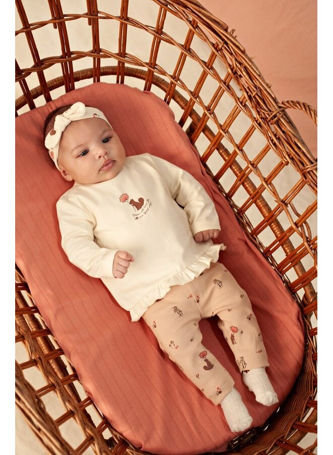 Feetje - Longsleeve - Forest garden - Offwhite