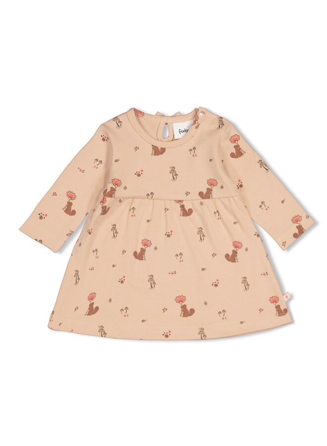 Feetje - Jurk AOP - Forest garden - Zand