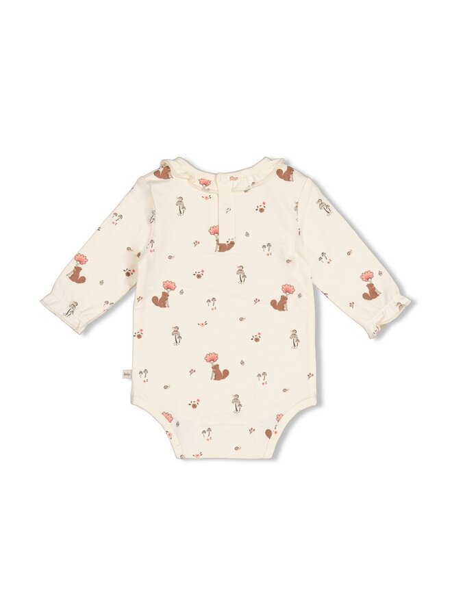 Feetje - Romper AOP - Forest garden - Offwhite