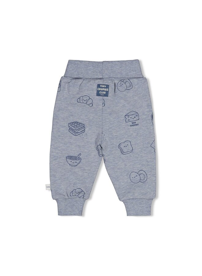 Feetje - Broek AOP - Breakfast buddy - Blauw melange