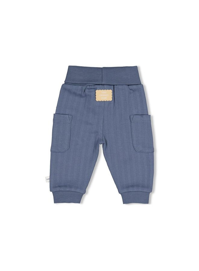 Feetje - Broek rib - Breakfast buddy - Blauw