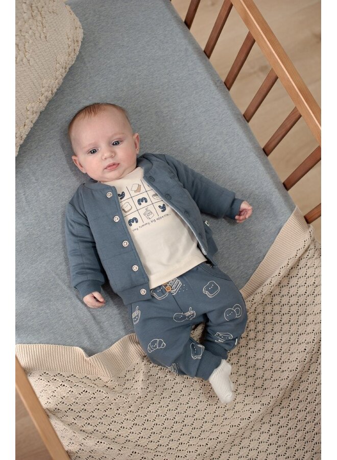 Feetje - Broek AOP - Breakfast buddy - Blauw