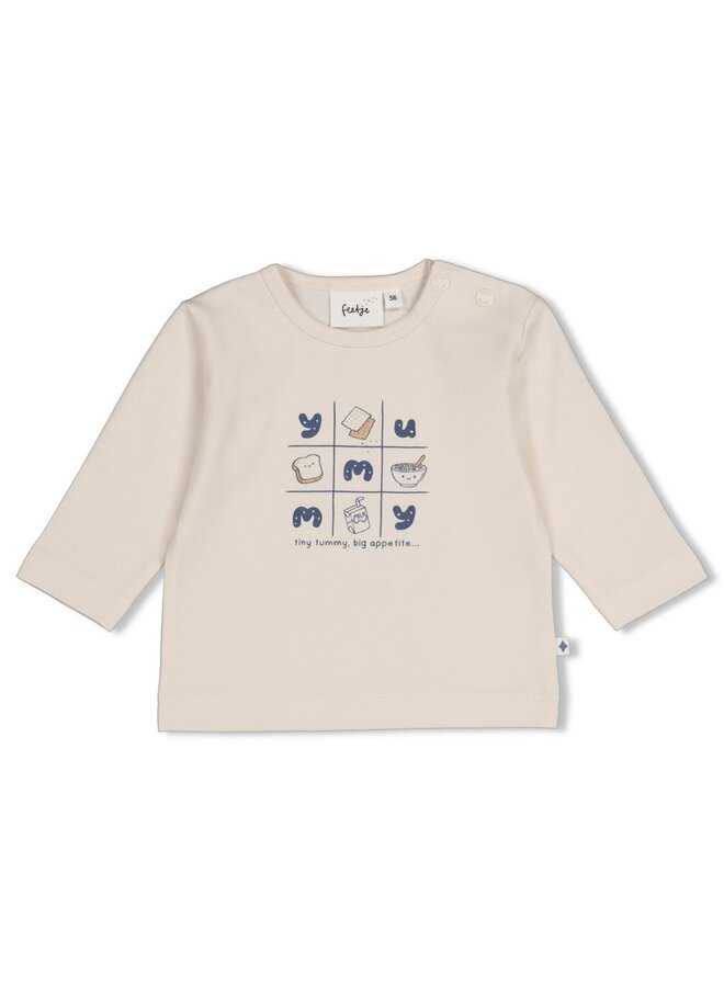 Feetje - Longsleeve - Breakfast buddy - Creme