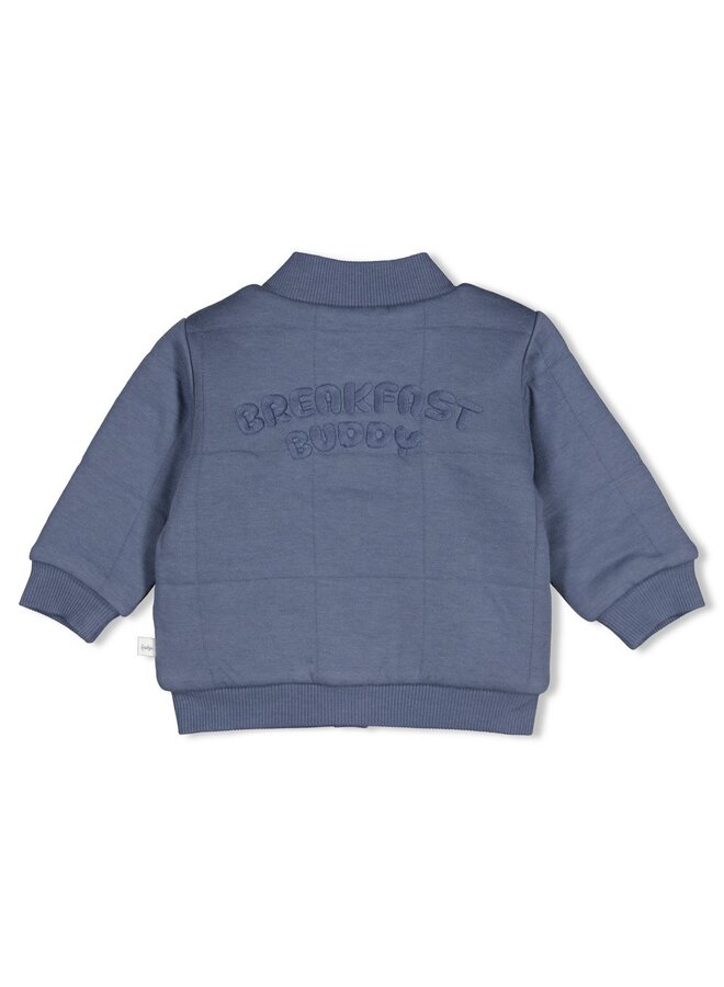 Feetje - Omkeerbaar bomberjack - Breakfast buddy - Blauw