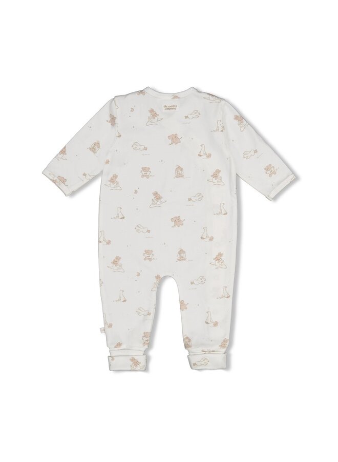 Feetje - Pak omslagvoet AOP - The cuddle company - Offwhite