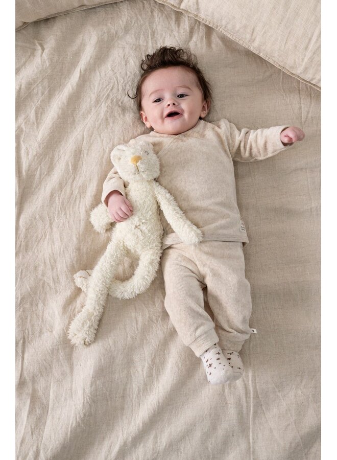 Feetje - Broek velours rib - The cuddle company - Taupe melange