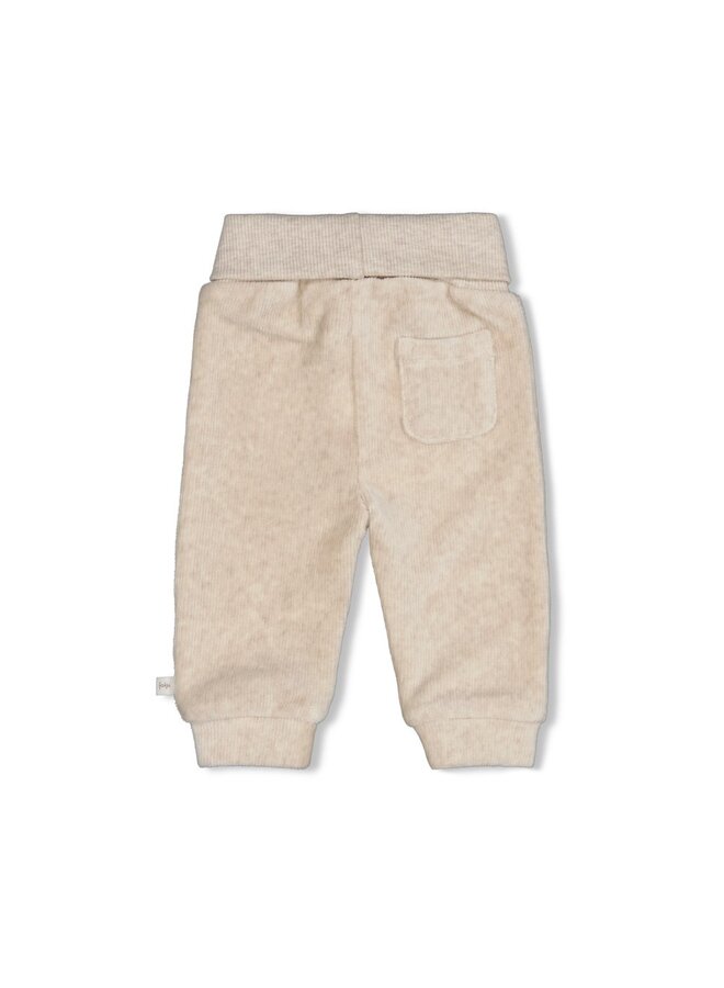 Feetje - Broek velours rib - The cuddle company - Taupe melange