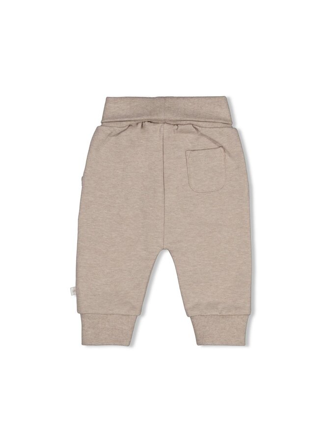 Feetje - Broek - The cuddle company - Bruin melange