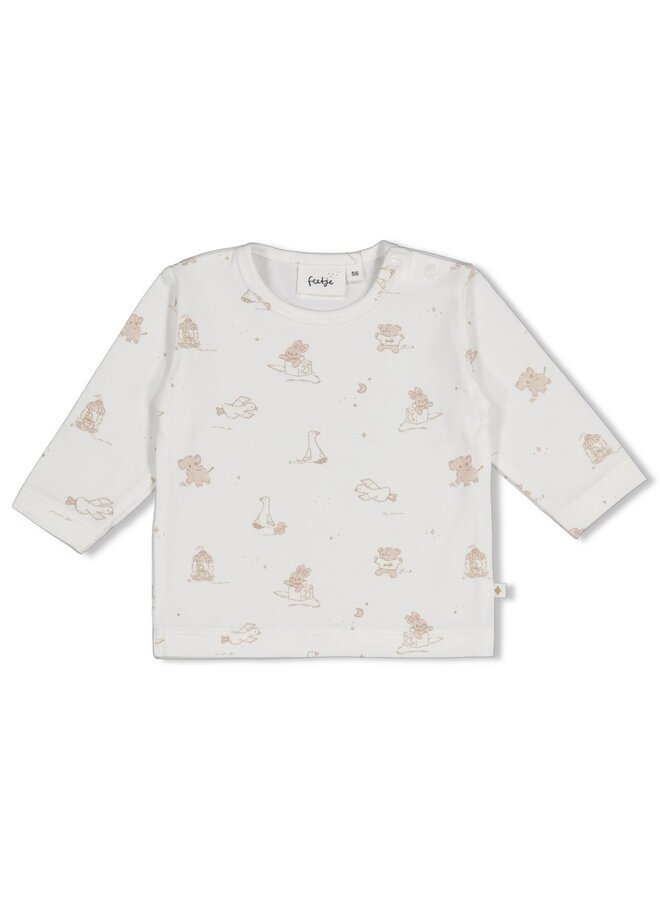 Longsleeve AOP - The cuddle company - Offwhite
