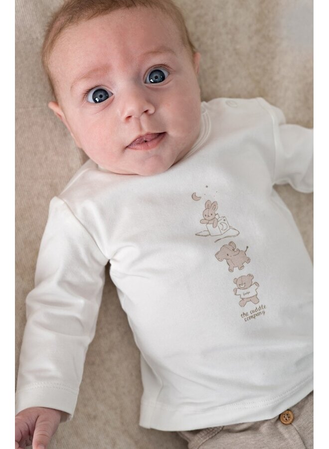Feetje - Longsleeve - The cuddle company - Offwhite