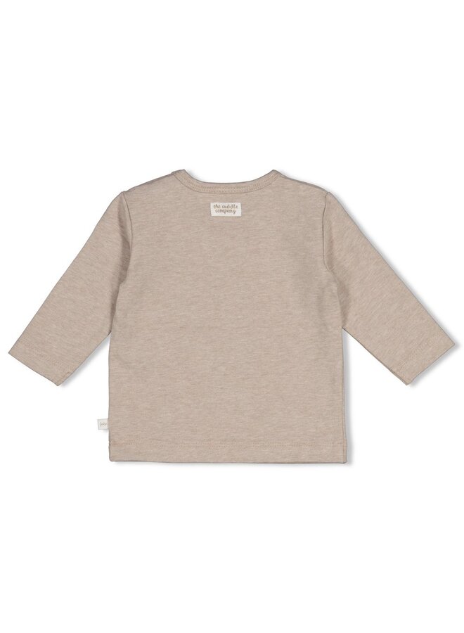 Feetje - Longsleeve - The cuddle company - Bruin melange