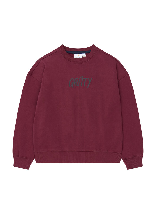 The New - Viggo oversized sweatshirt - Burgundy