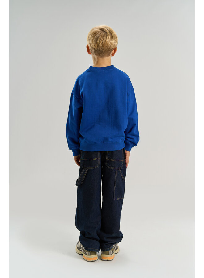 The New - Vern oversized sweatshirt - Mazarine blue
