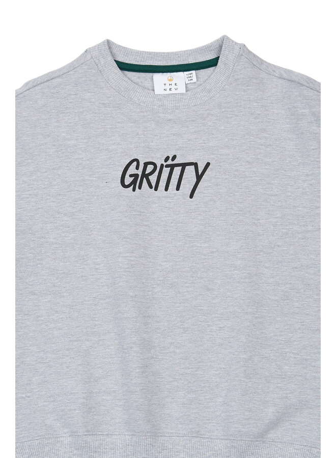 The New - Viggo oversized sweatshirt - Light grey melange