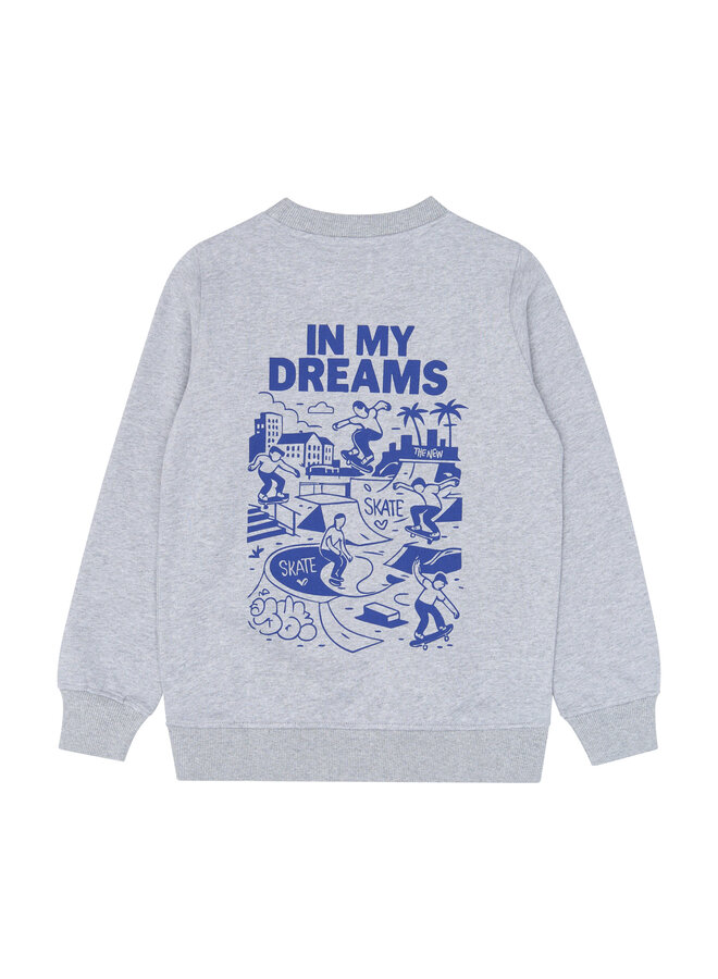 The New - Villard sweatshirt - Light grey melange
