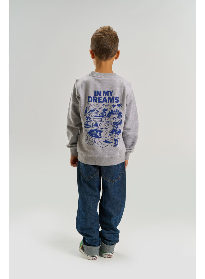 The New - Villard sweatshirt - Light grey melange