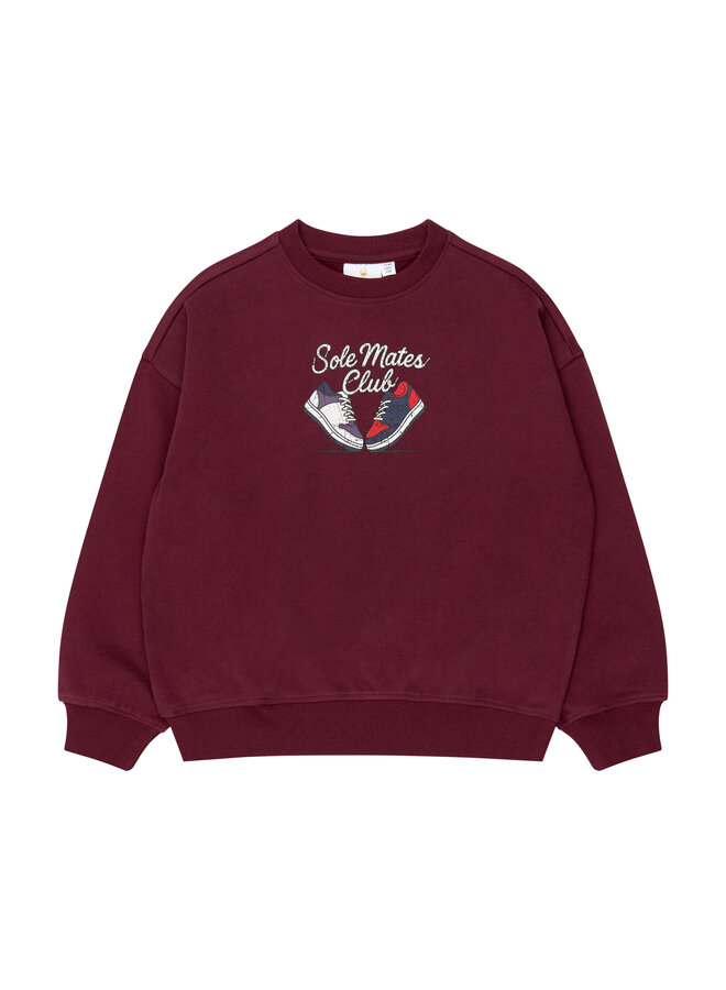 The New - Vitalio oversized sweatshirt - Burgundy