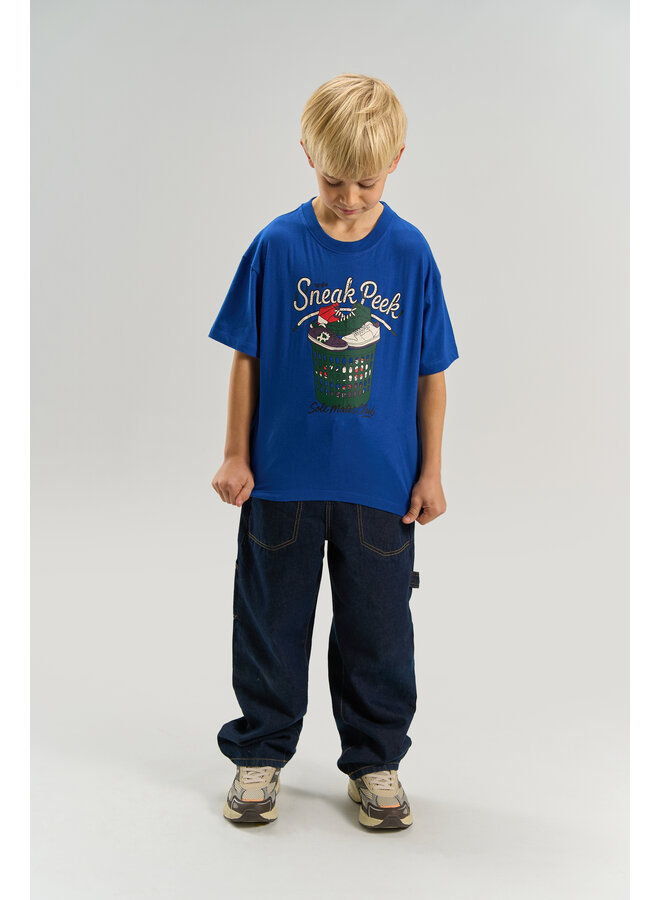 The New - Vitali oversized tee - Mazarine blue