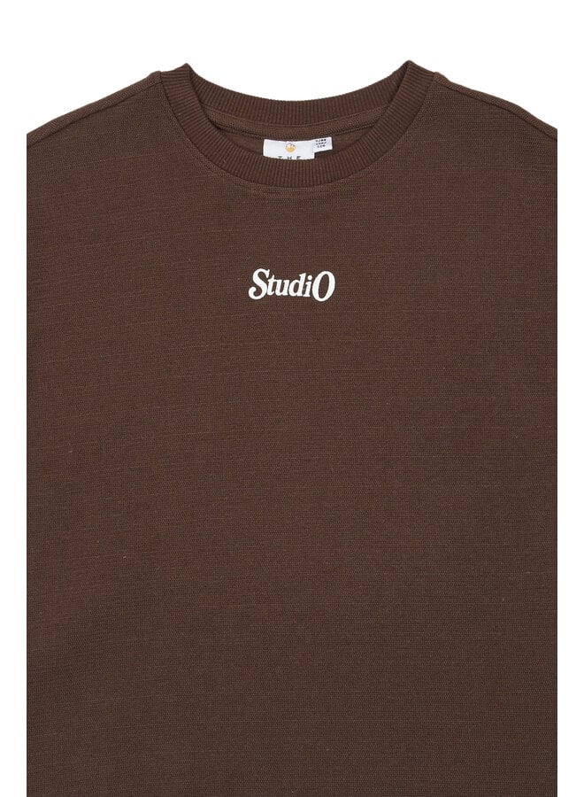 The New - Varl oversized tee - Chestnut