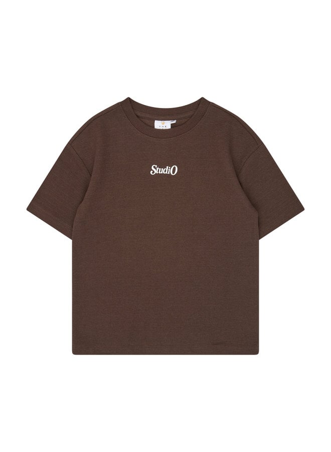 The New - Varl oversized tee - Chestnut