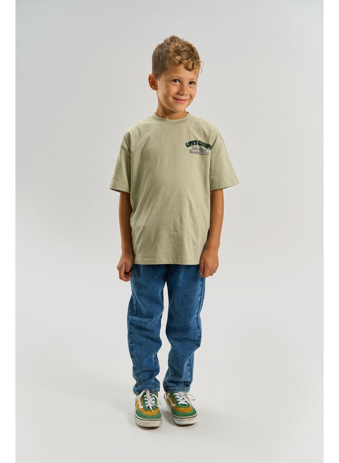 The New - Vilmar oversized tee - Mineral gray