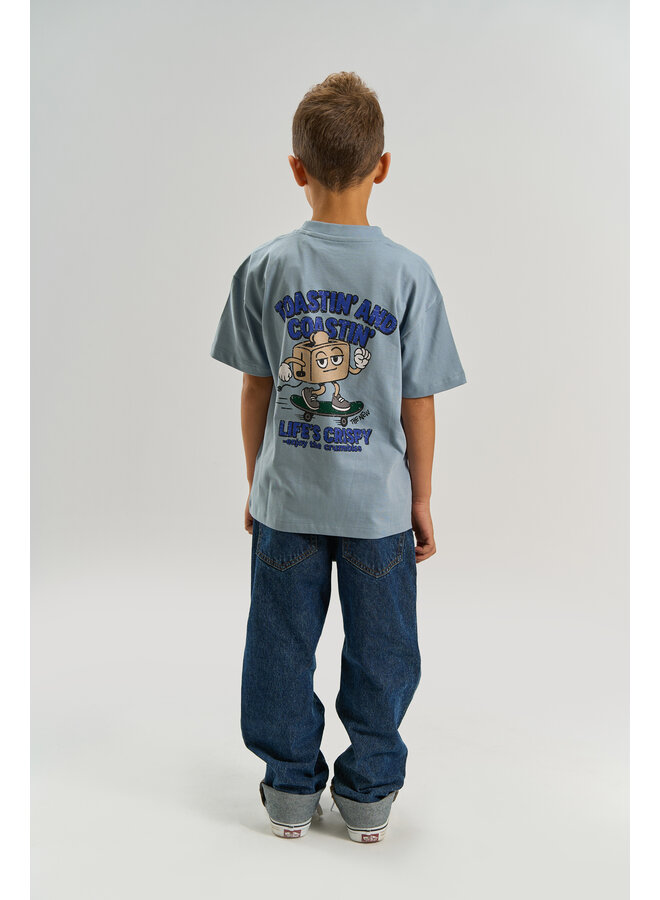 The New - Vilmar oversized tee - Ashley blue