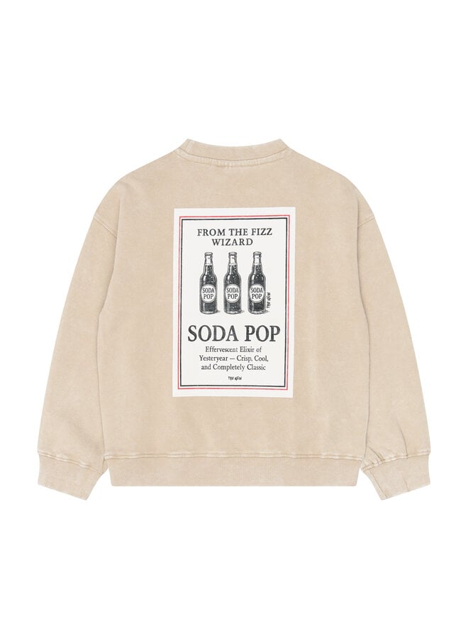 The New - Valente oversized sweatshirt - Humus