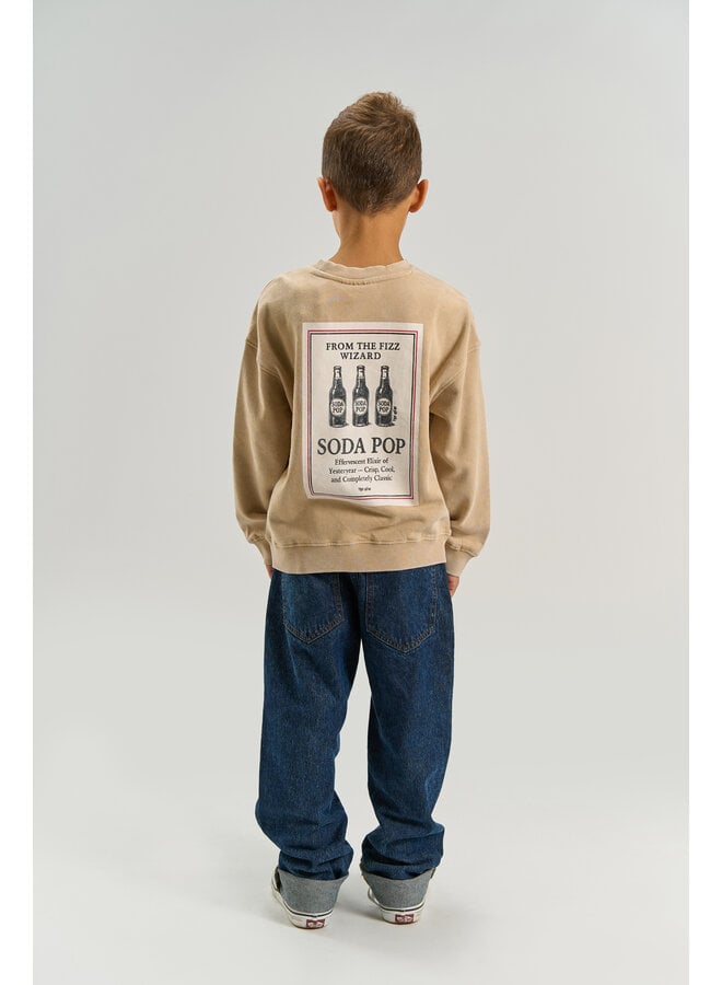 The New - Valente oversized sweatshirt - Humus
