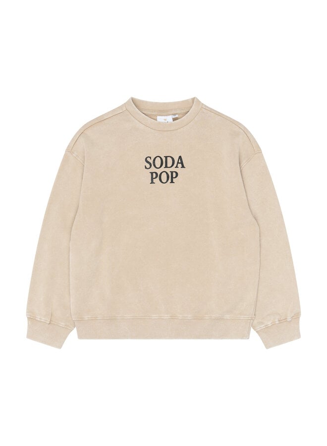 The New - Valente oversized sweatshirt - Humus