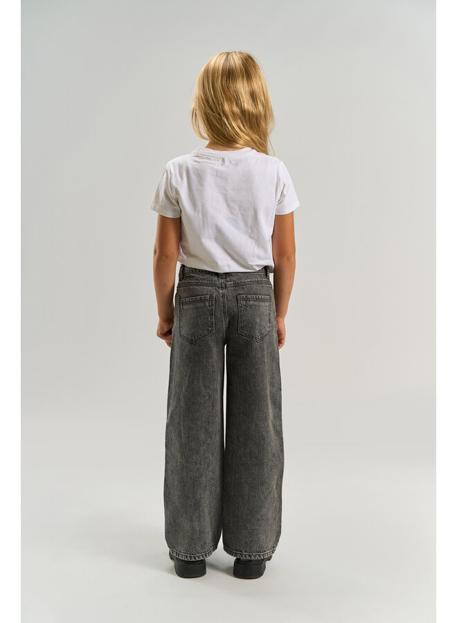 The New - Lissabon wide fit jeans - Medium grey denim