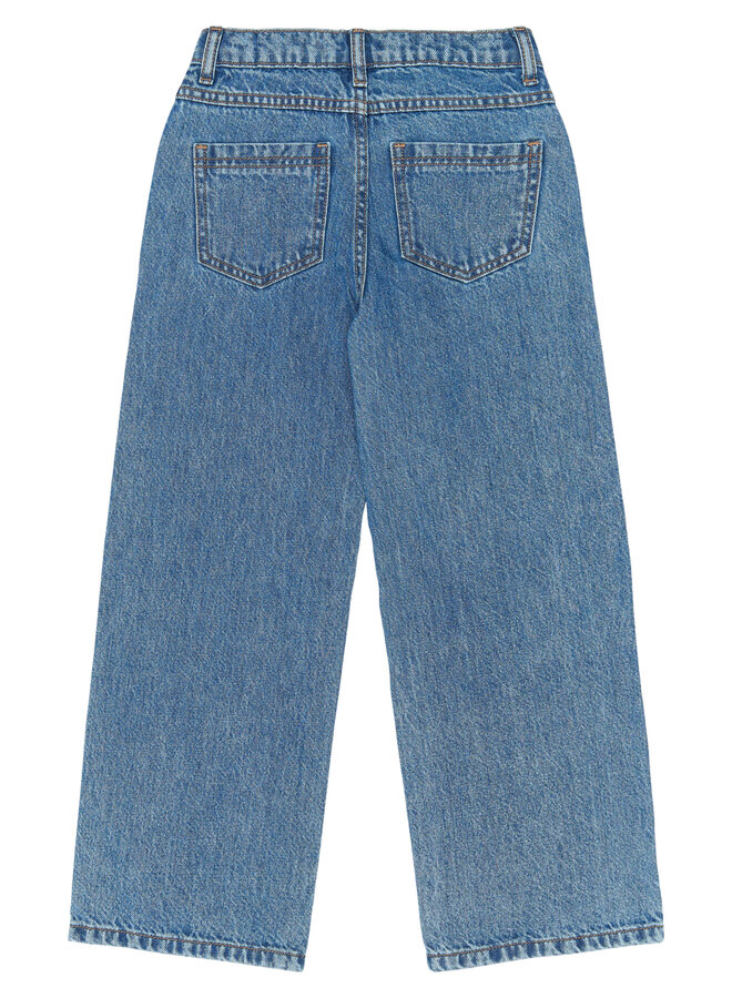 The New - Lissabon wide fit jeans - Medium blue denim