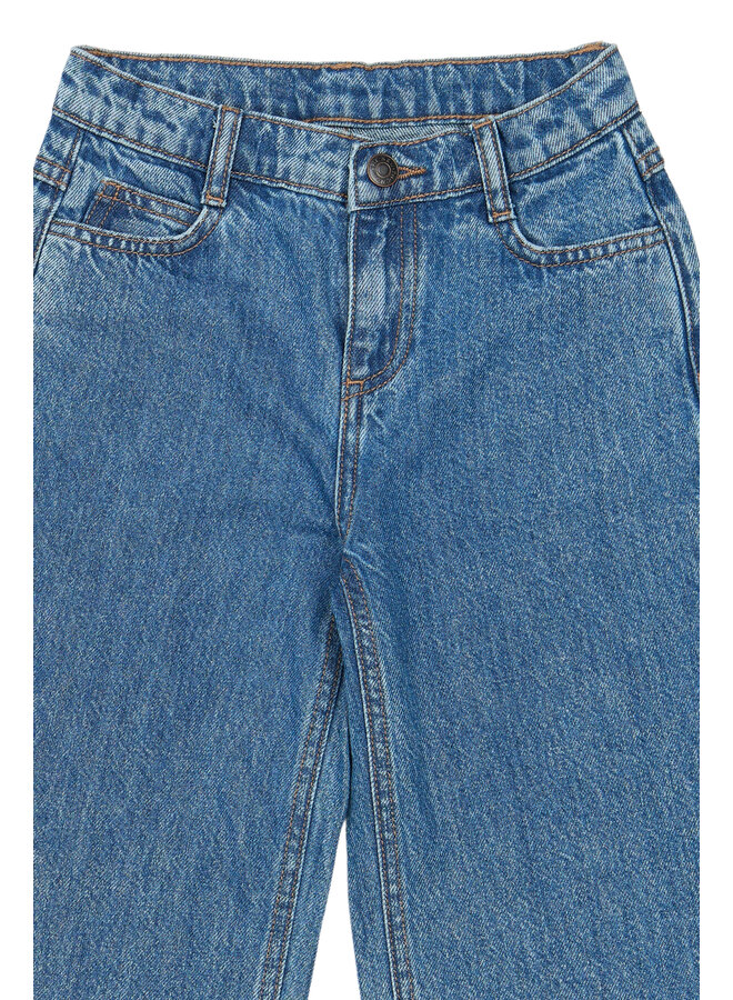The New - Lissabon wide fit jeans - Medium blue denim