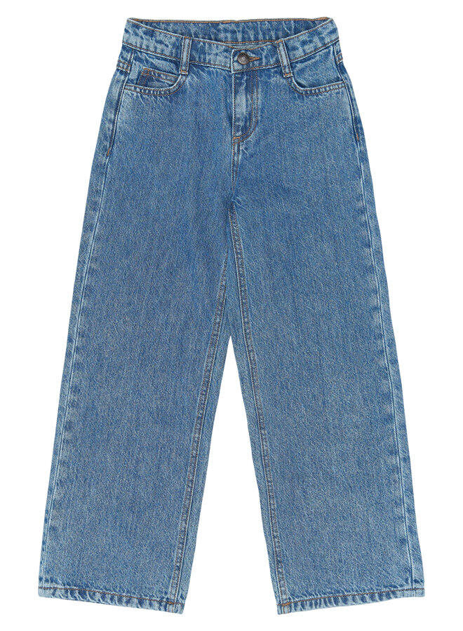 Lissabon wide fit jeans - Medium blue denim