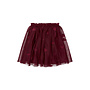 The New - Vohanna mesh skirt - Burgundy emb