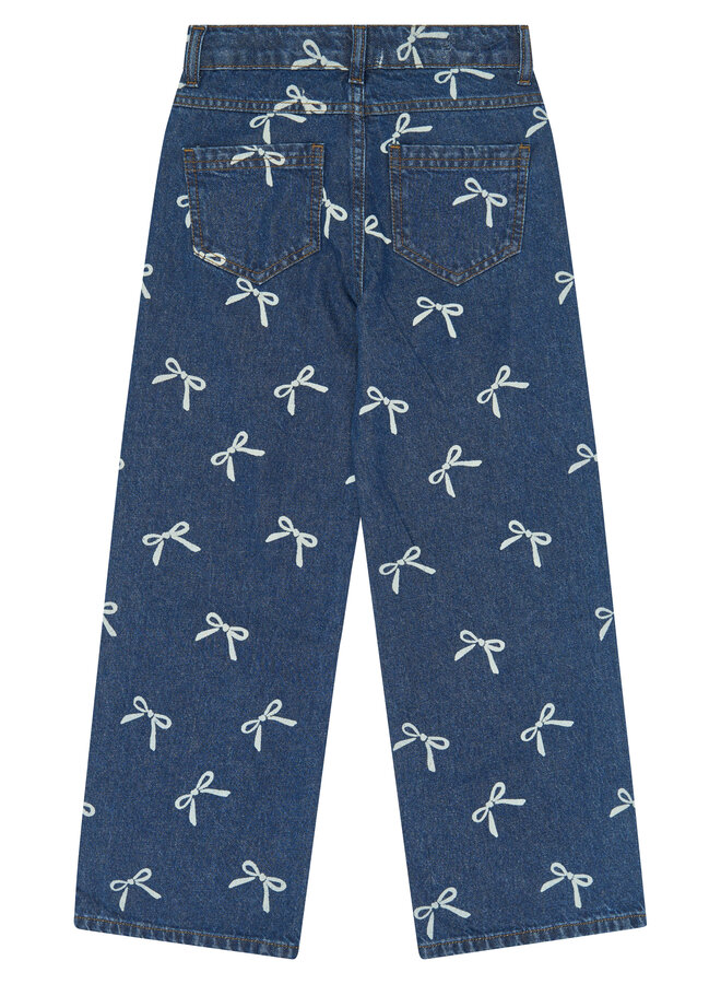 The New - Virginia wide fit jeans - Medium blue denim AOP