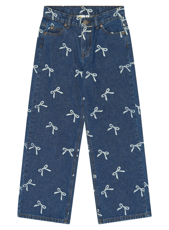 The New - Virginia wide fit jeans - Medium blue denim AOP