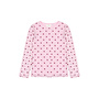The New - Vandelia mesh tee - Pink lavender AOP