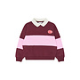 The New - Vaniza oversized polo sweatshirt - Burgundy