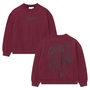 The New - Viggo oversized sweatshirt - Burgundy