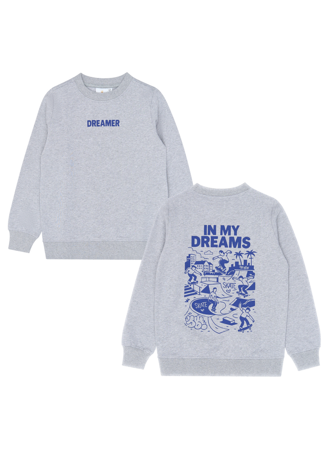 The New - Villard sweatshirt - Light grey melange